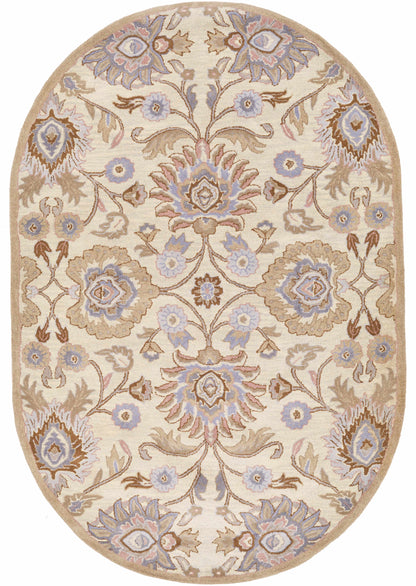 Conesus Hand Tufted Ivory 1109 Wool Rug