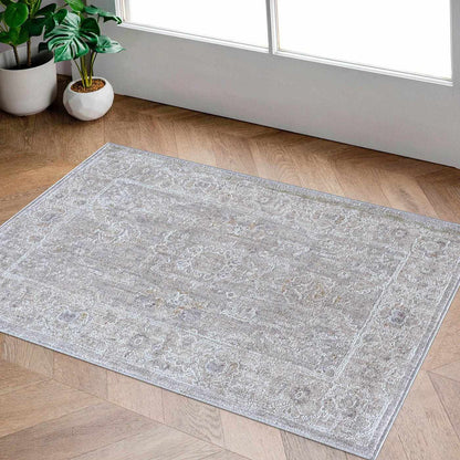 Tahmoor Gray Statement Rug - Clearance