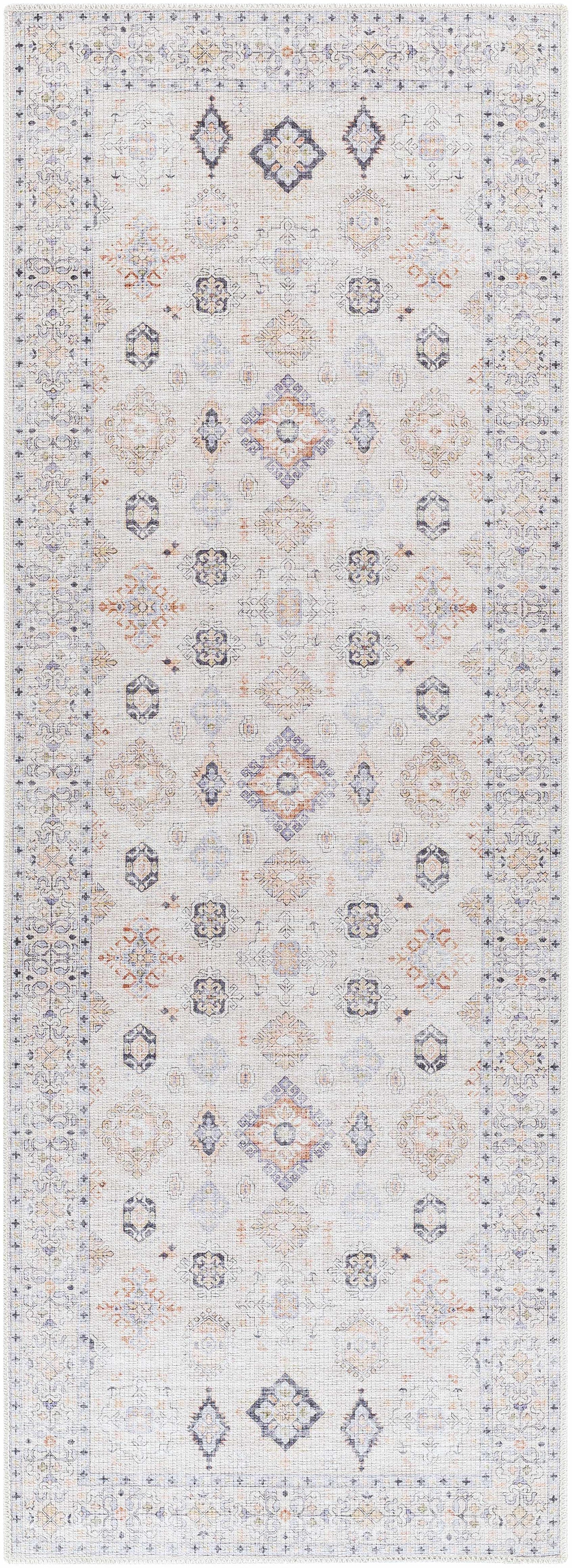 Beige Beckett Vintage Washable Area Rug - Clearance