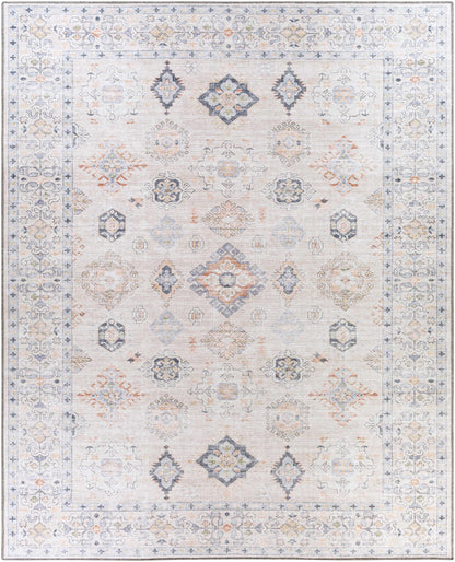 Beige Beckett Vintage Washable Area Rug - Clearance