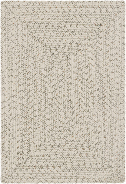 Beige Braided Faux Jute Rug