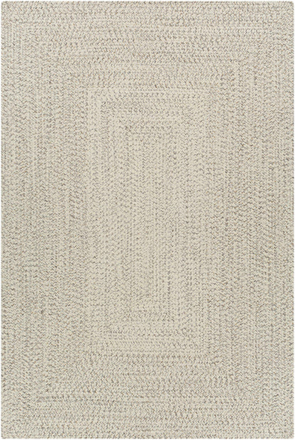 Beige Braided Faux Jute Rug