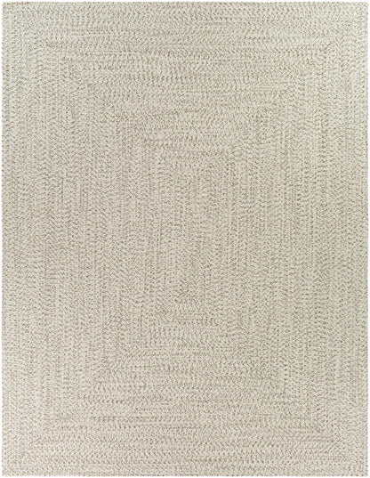 Beige Braided Faux Jute Rug