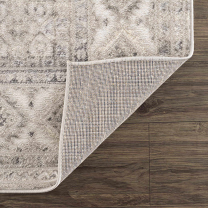 Brend Taupe Medallion Area Rug