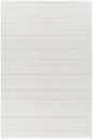 Cira Textured Fringed White Rug - Limited Edition