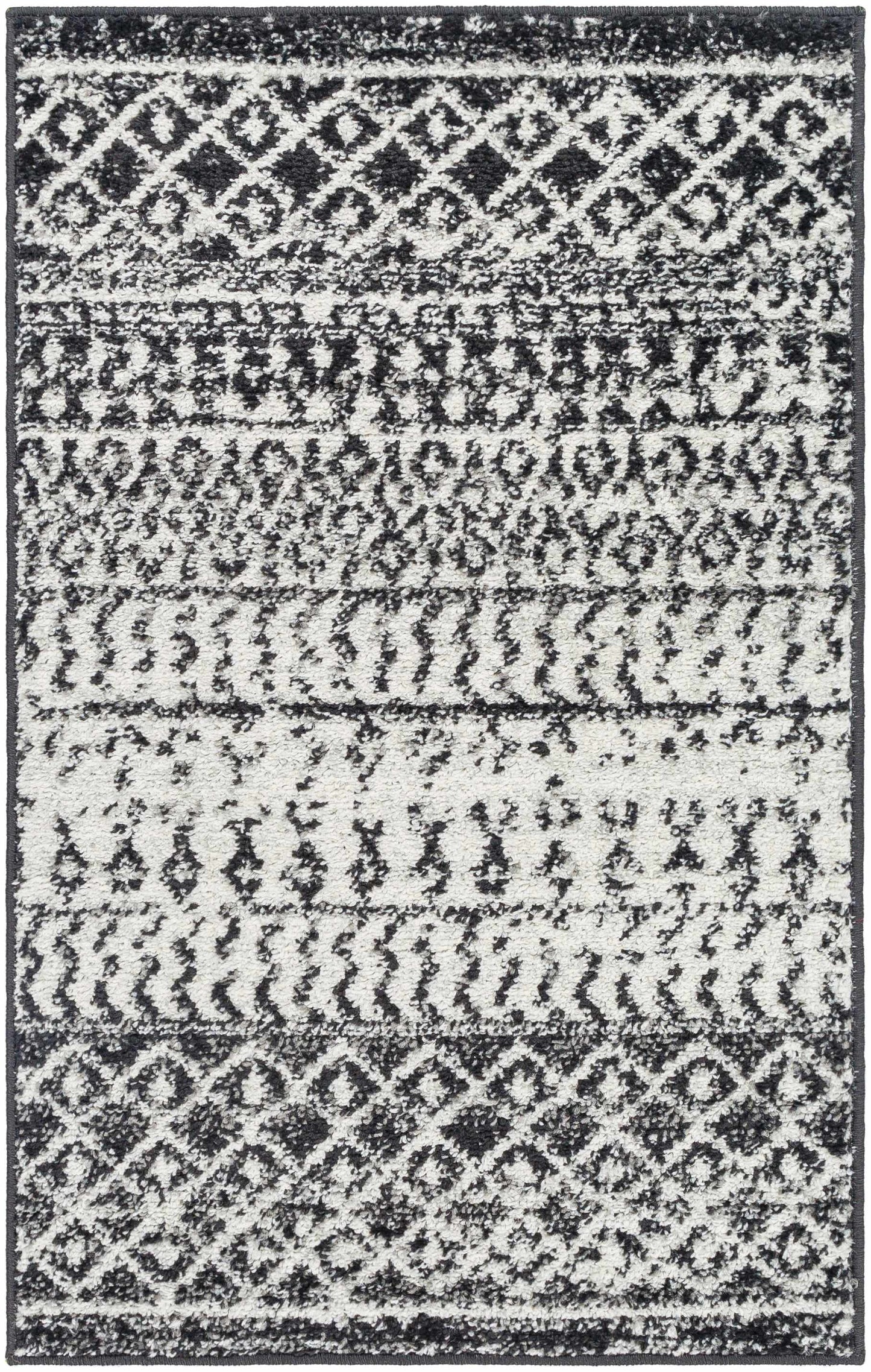 Constantin Black & White Area Rug - Clearance