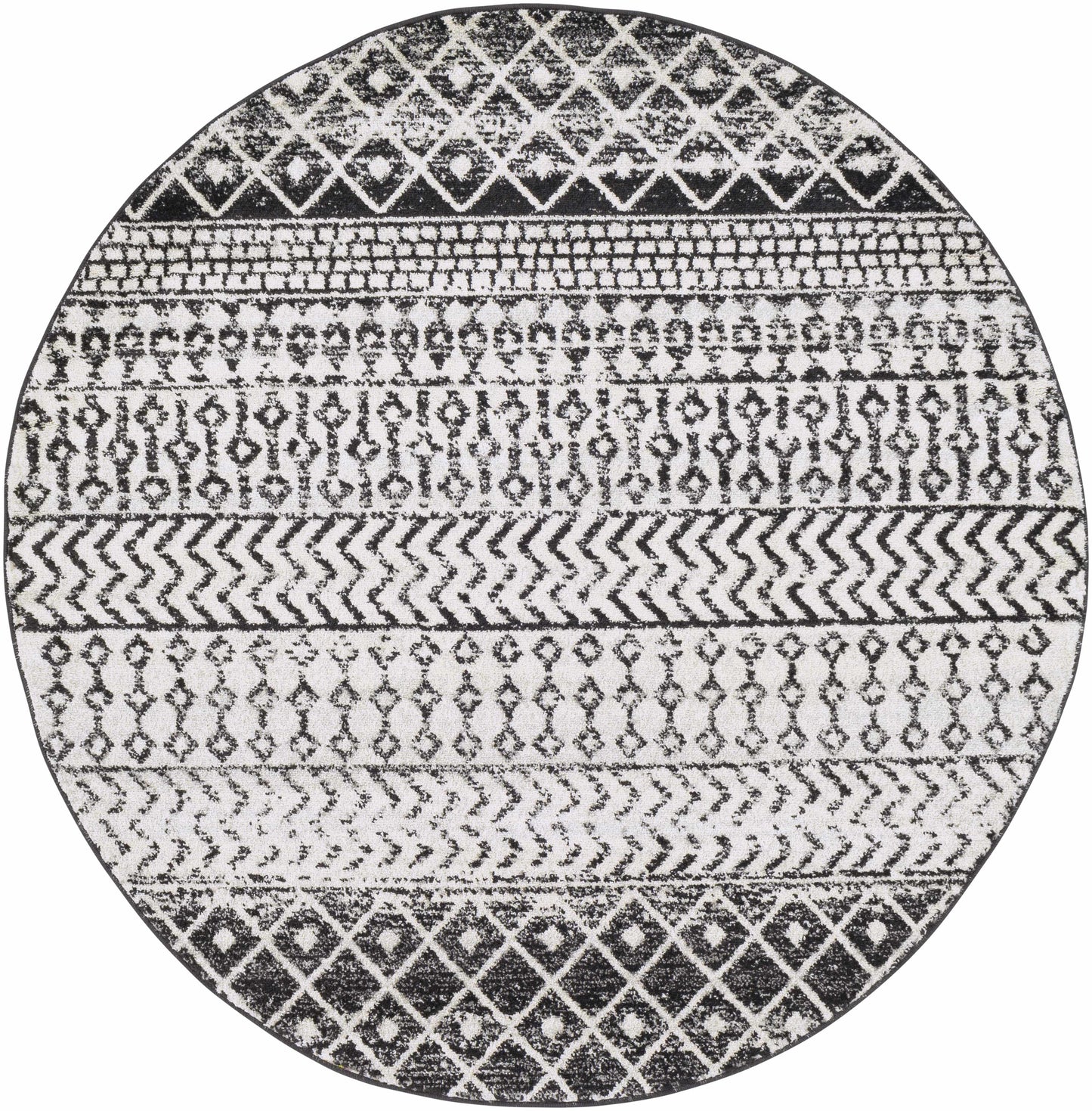 Constantin Black & White Area Rug - Clearance