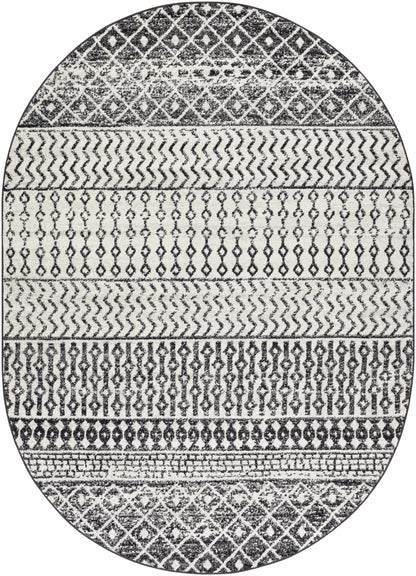 Constantin Black & White Area Rug - Clearance