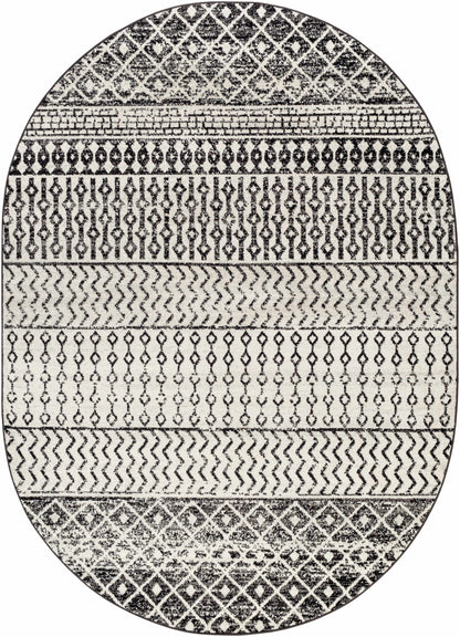 Constantin Black & White Area Rug - Clearance