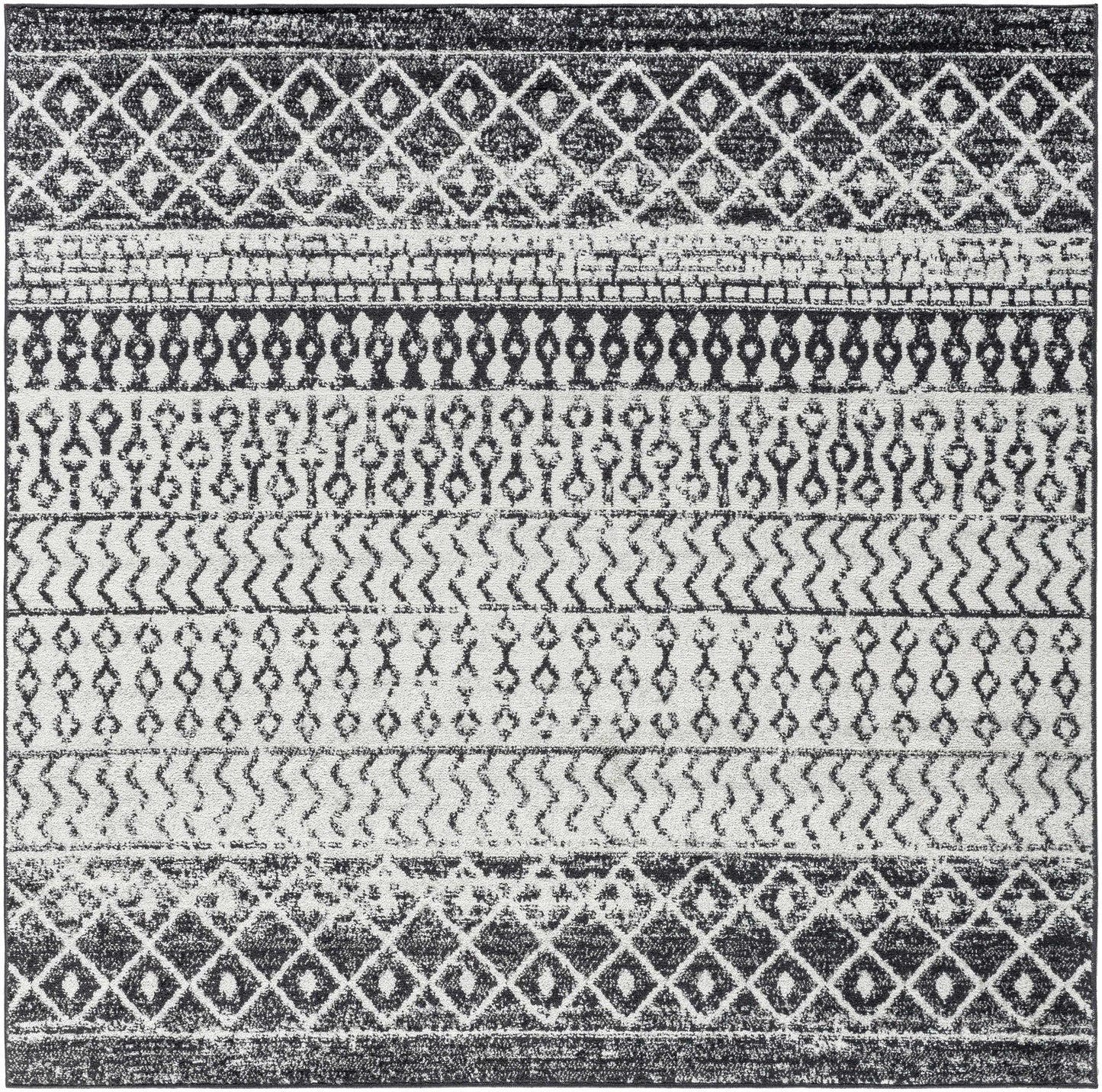 Constantin Black & White Area Rug - Clearance