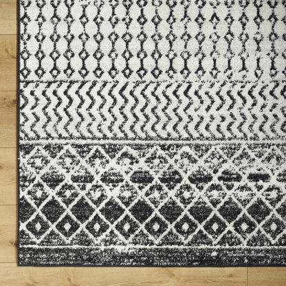 Constantin Black & White Area Rug - Clearance