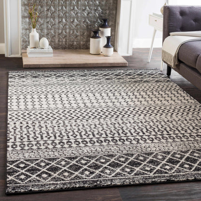 Constantin Black & White Area Rug - Clearance