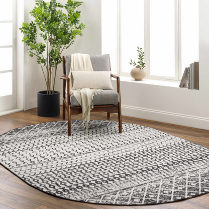 Constantin Black & White Area Rug - Clearance