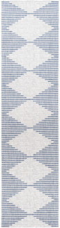 Stephan Blue & Cream Outdoor Rug