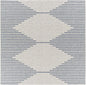 Stephan Blue & Cream Outdoor Rug