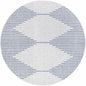 Stephan Blue & Cream Outdoor Rug