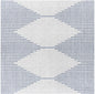 Stephan Blue & Cream Outdoor Rug