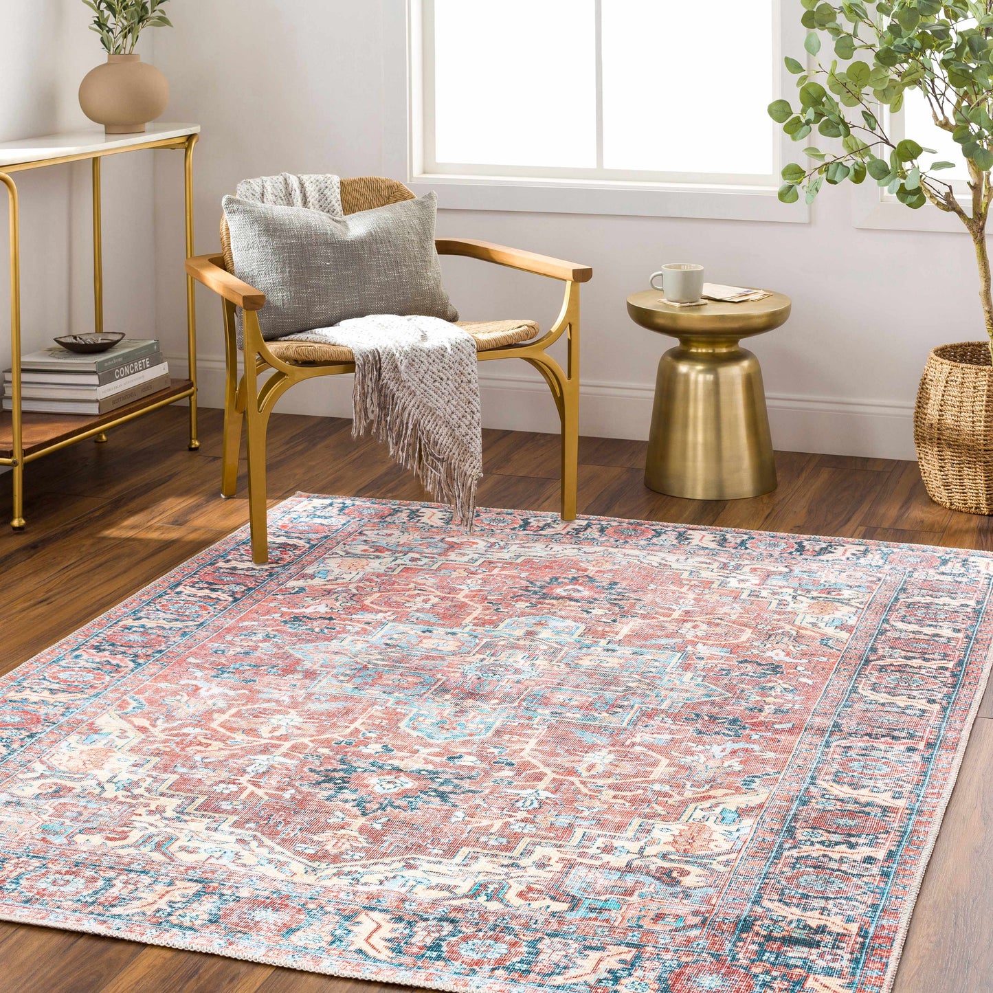 Evony Washable Area Rug