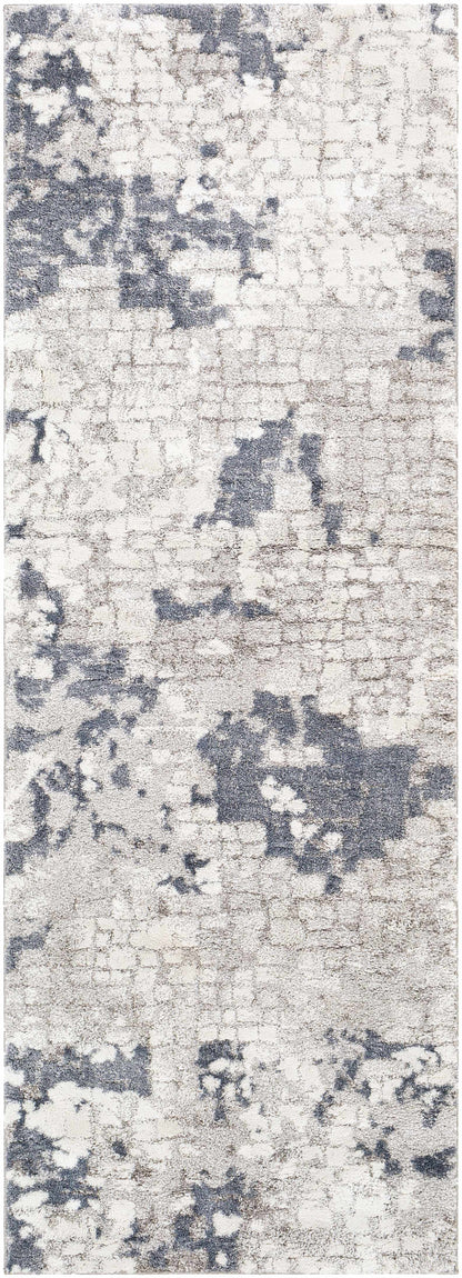 Fencedenim Plush Abstract Rug