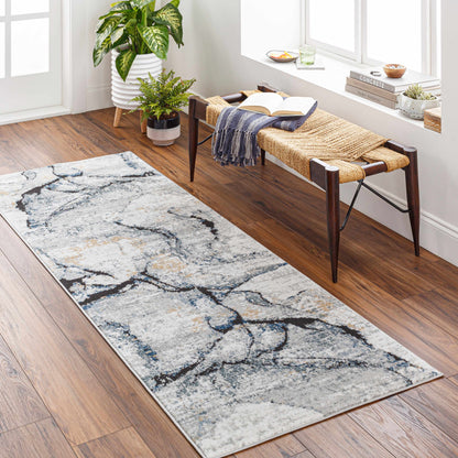 Fremantle Gray Marble Rug