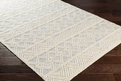 Alfombra de área beige hecha a mano Ginter - Liquidación