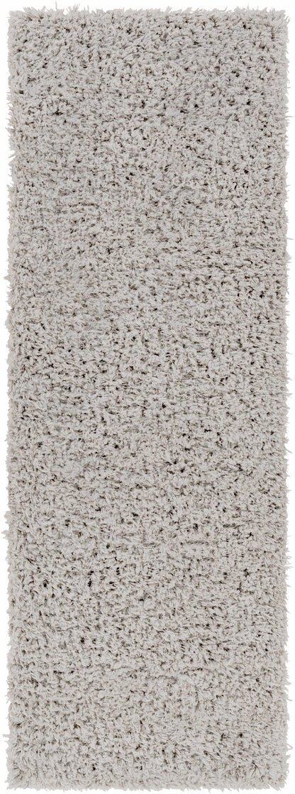 Siari Solid Medium Gray Shag Rug