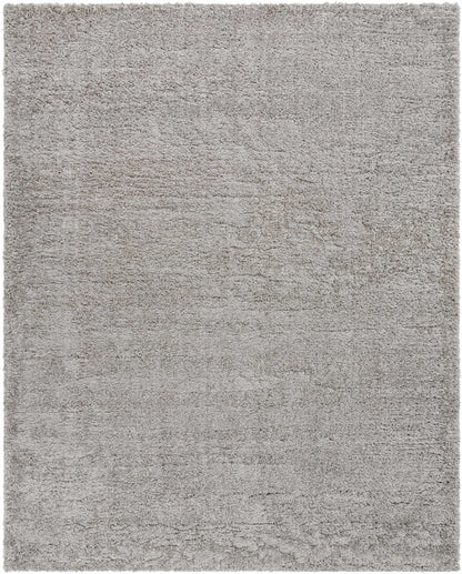 Siari Solid Medium Gray Shag Rug