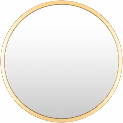 Guinda Round Gold Framed Wall Mirror