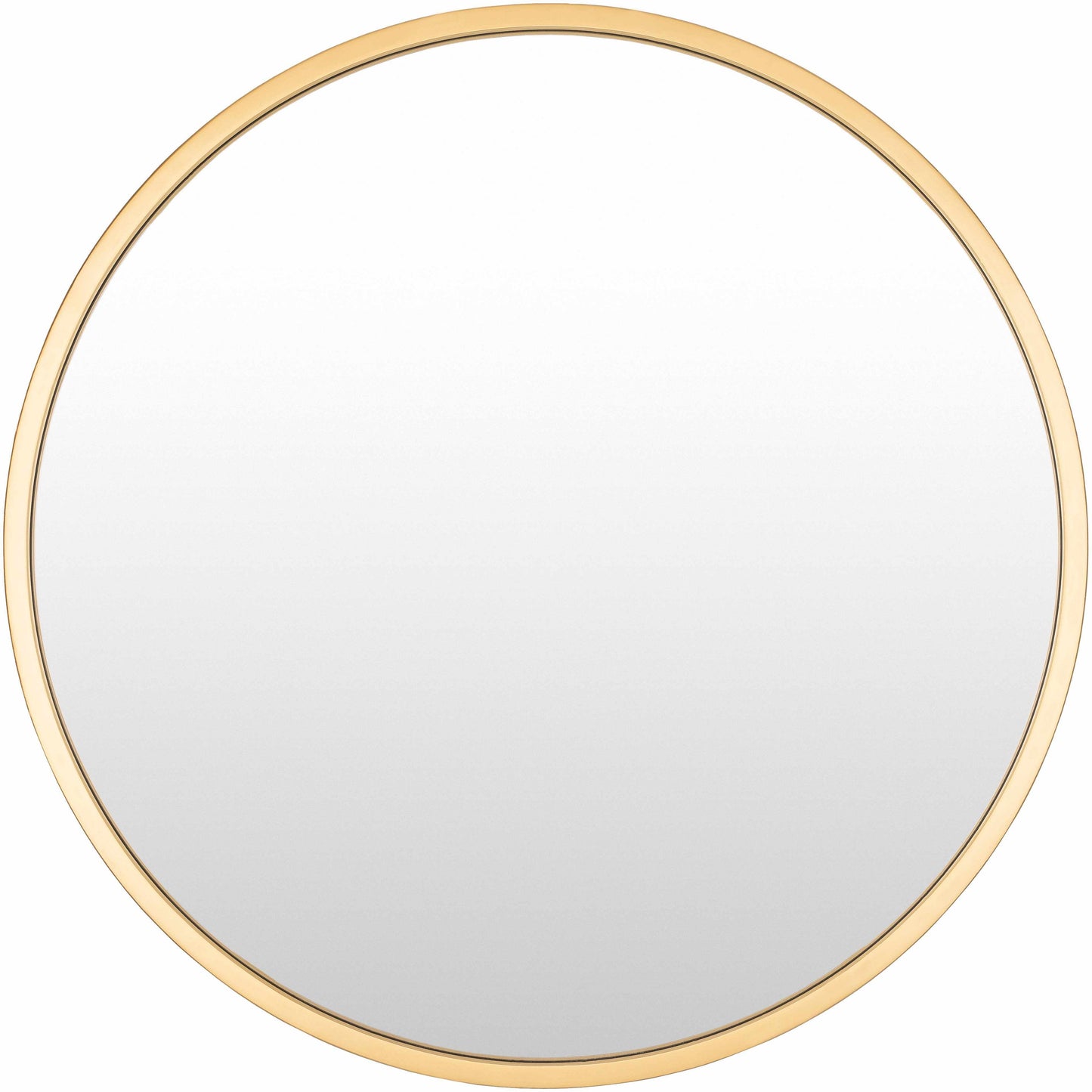 Guinda Round Gold Framed Wall Mirror