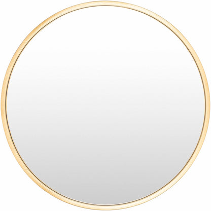 Guinda Round Gold Framed Wall Mirror