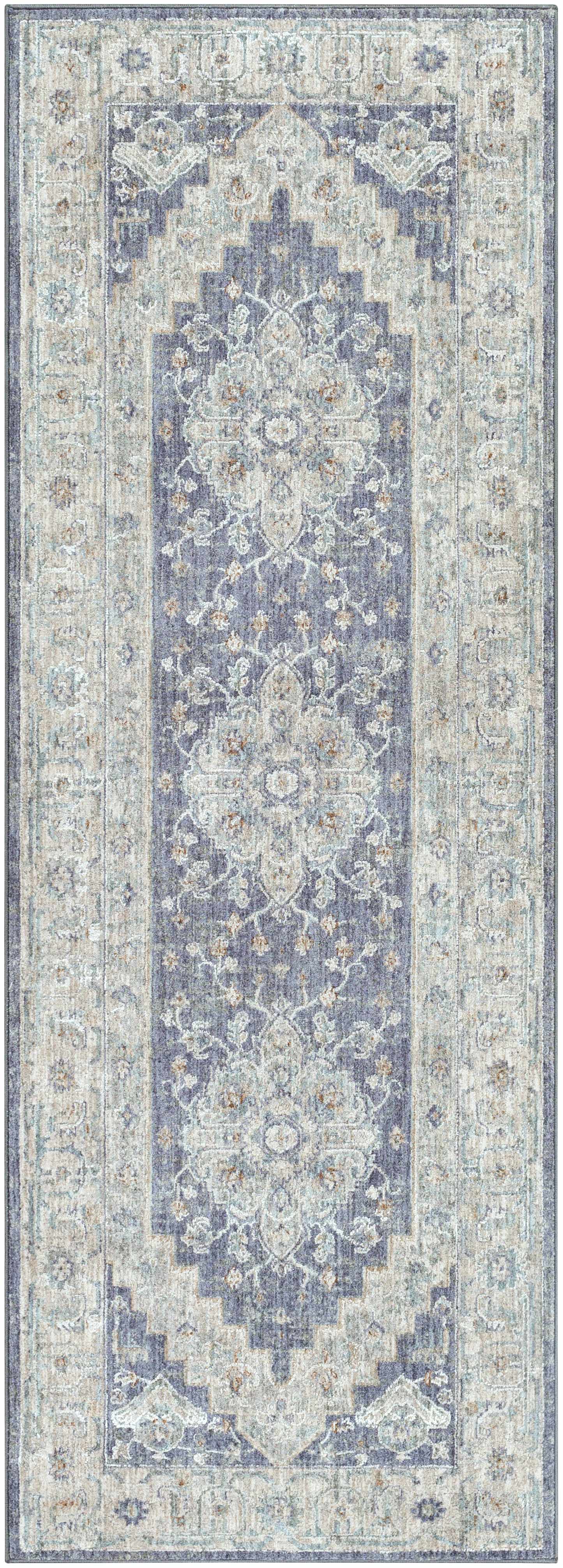 Sema Blue Medallion Rug - Clearance