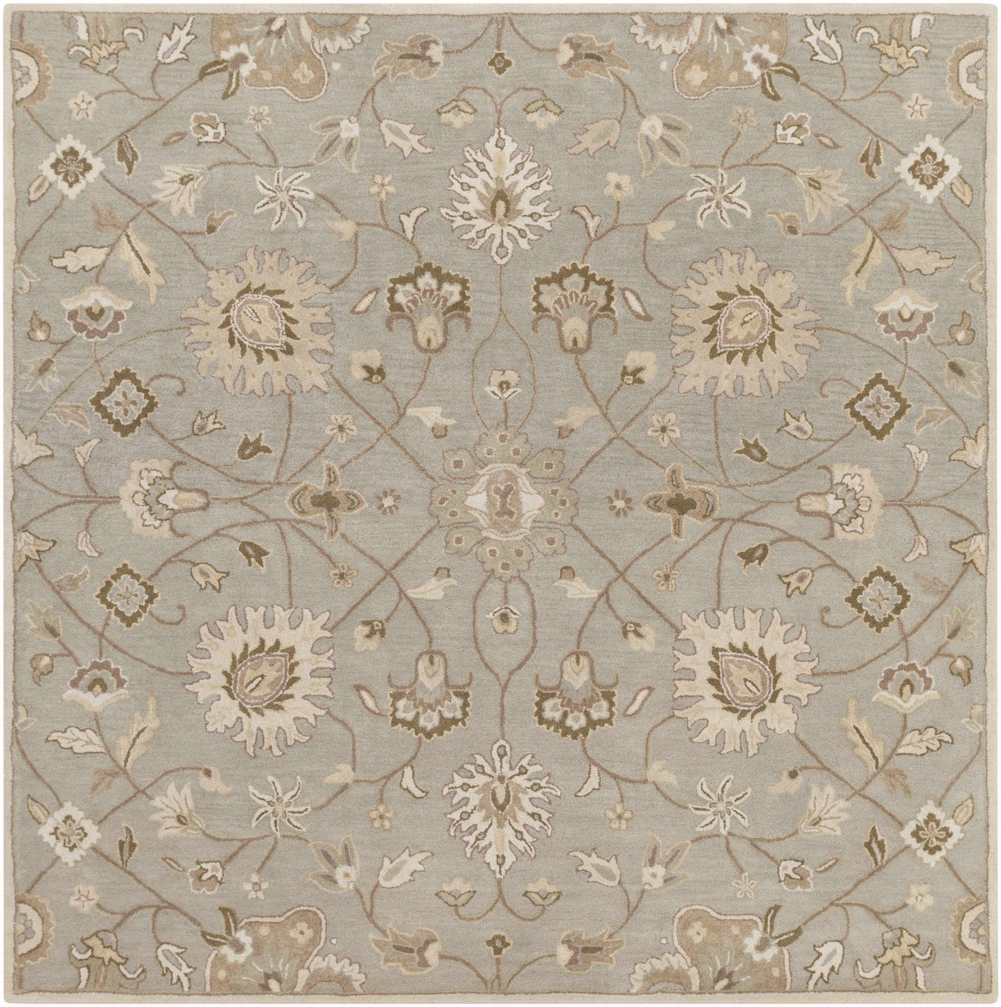 Logville Hand Tufted Light Olive 1121 Area Rug