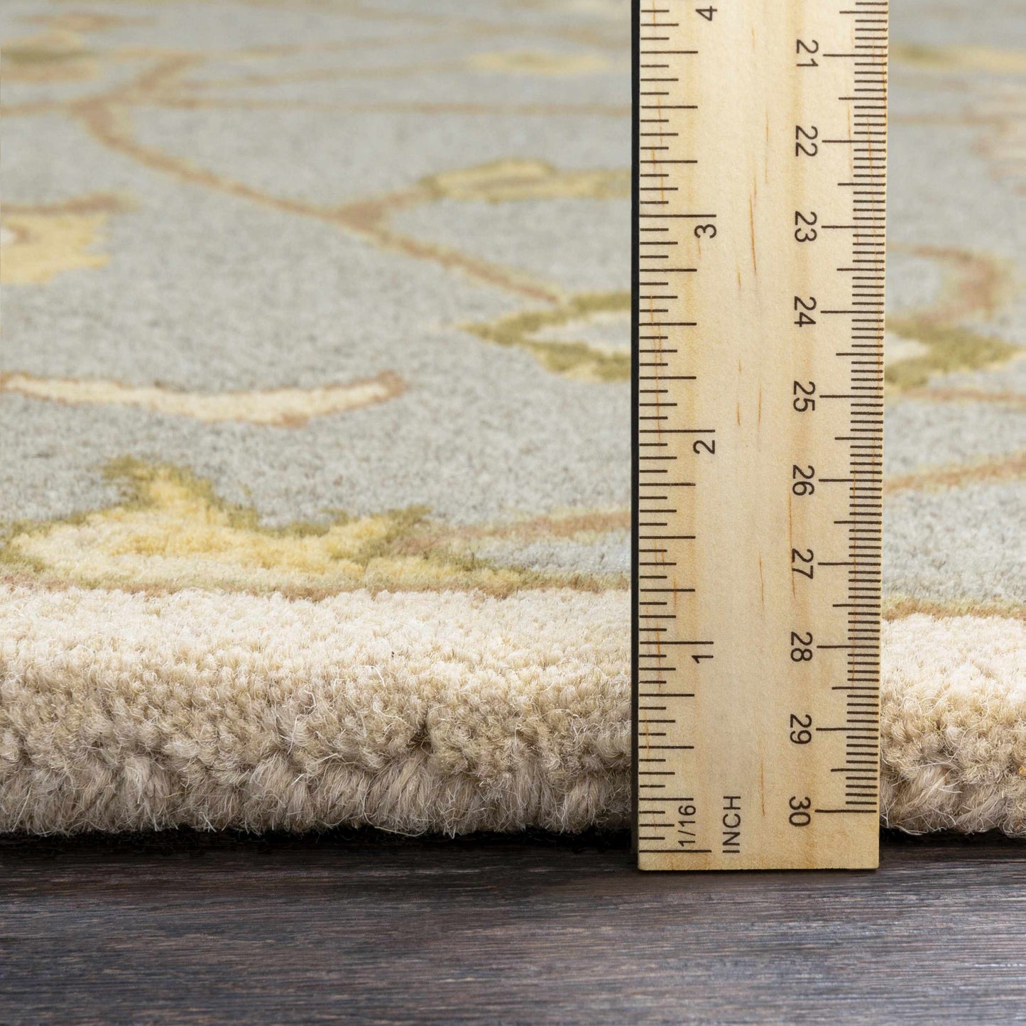 Logville Hand Tufted Light Olive 1121 Area Rug