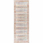 Rust Maligaya Distressed Washable Area Rug - Clearance