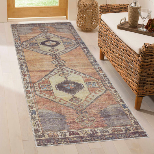 Medinah Washable Runner & Area Rug