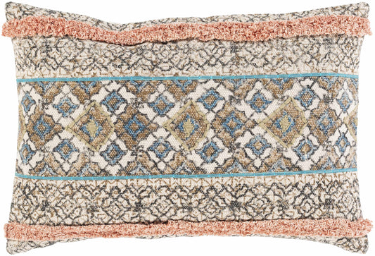 Almohada Lumbar Melvindale Boho Diamond Pattern