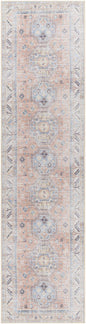 Morcott Peach Washable Area Rug