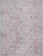 Morcott Peach Washable Area Rug