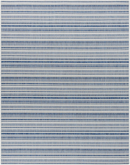 Olin White&Blue Performance Rug