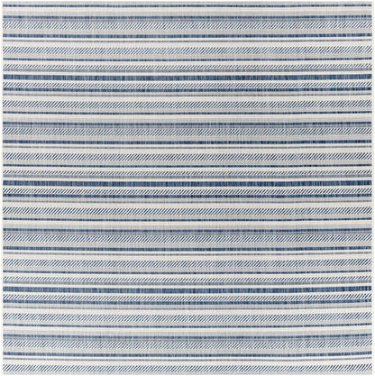 Olin White&Blue Performance Rug