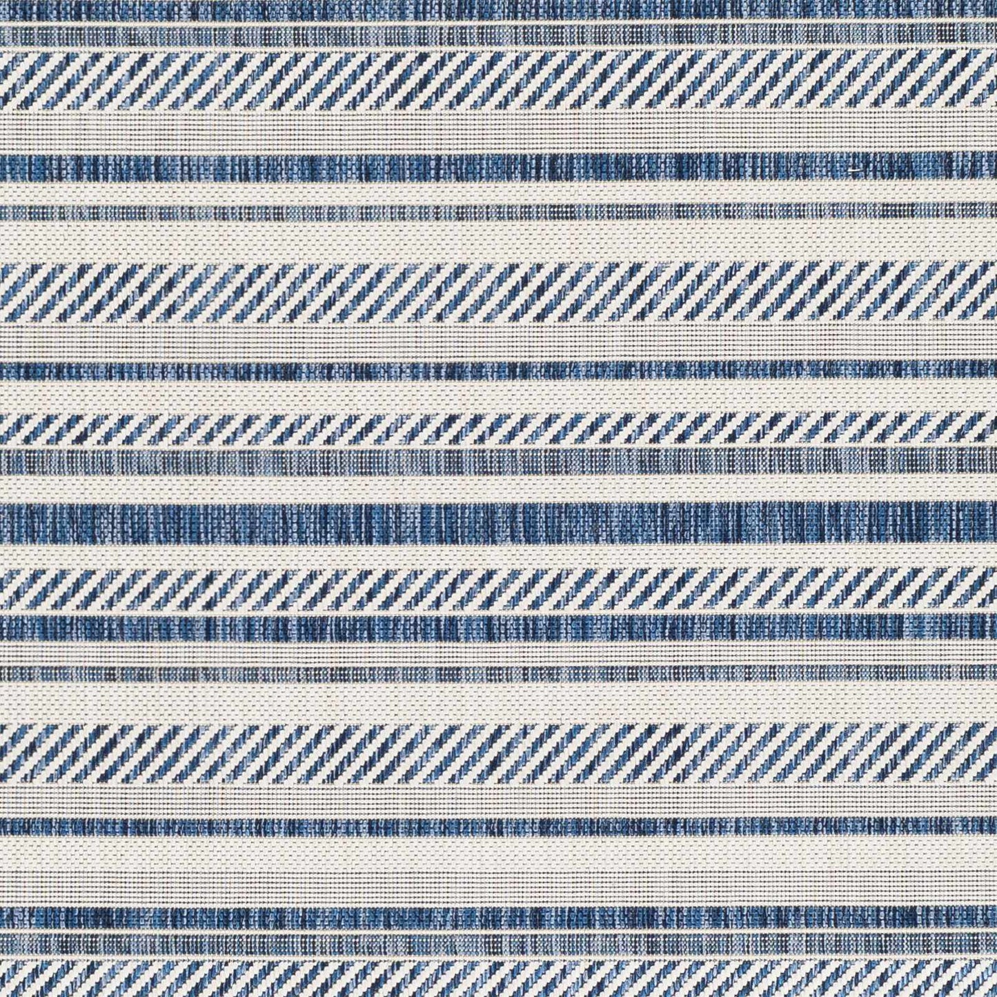 Olin White&Blue Performance Rug