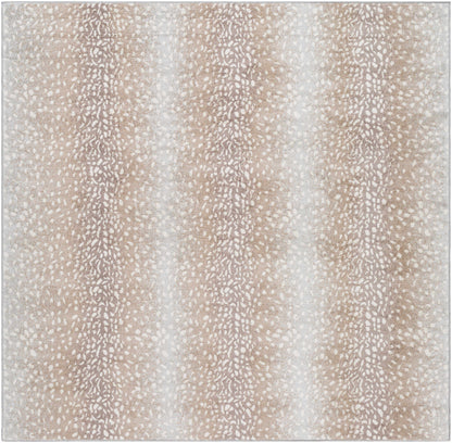 Pointblank Tan Leopard Print Rug