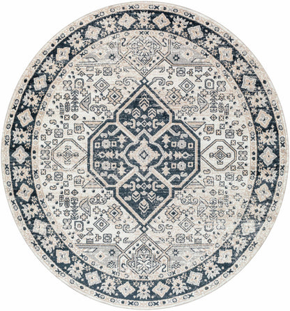 Cabacungan Cream & Gray Washable Area Rug