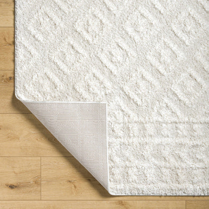 Eivin Cream Diamonds Plush Rug