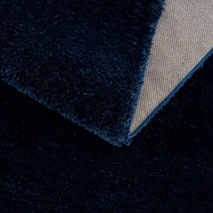 Alfombra de felpa Heavenly Solid Navy - Liquidación