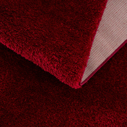 Alfombra de felpa Heavenly Solid Red - Liquidación