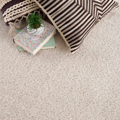 Alfombra de felpa Heavenly Solid Beige