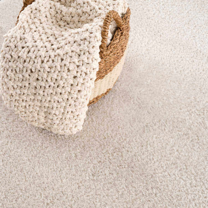 Alfombra de felpa Heavenly Solid Beige