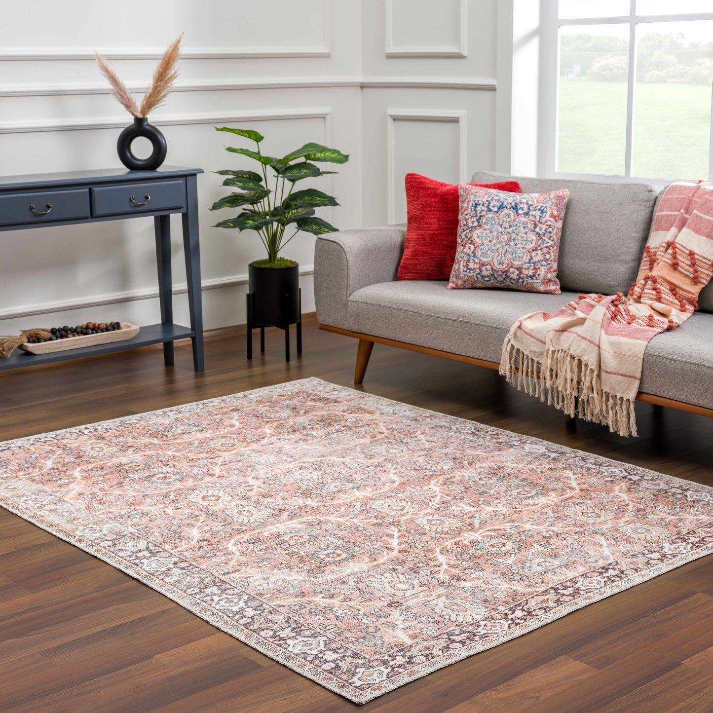 Bian Washable Area Rug - Clearance