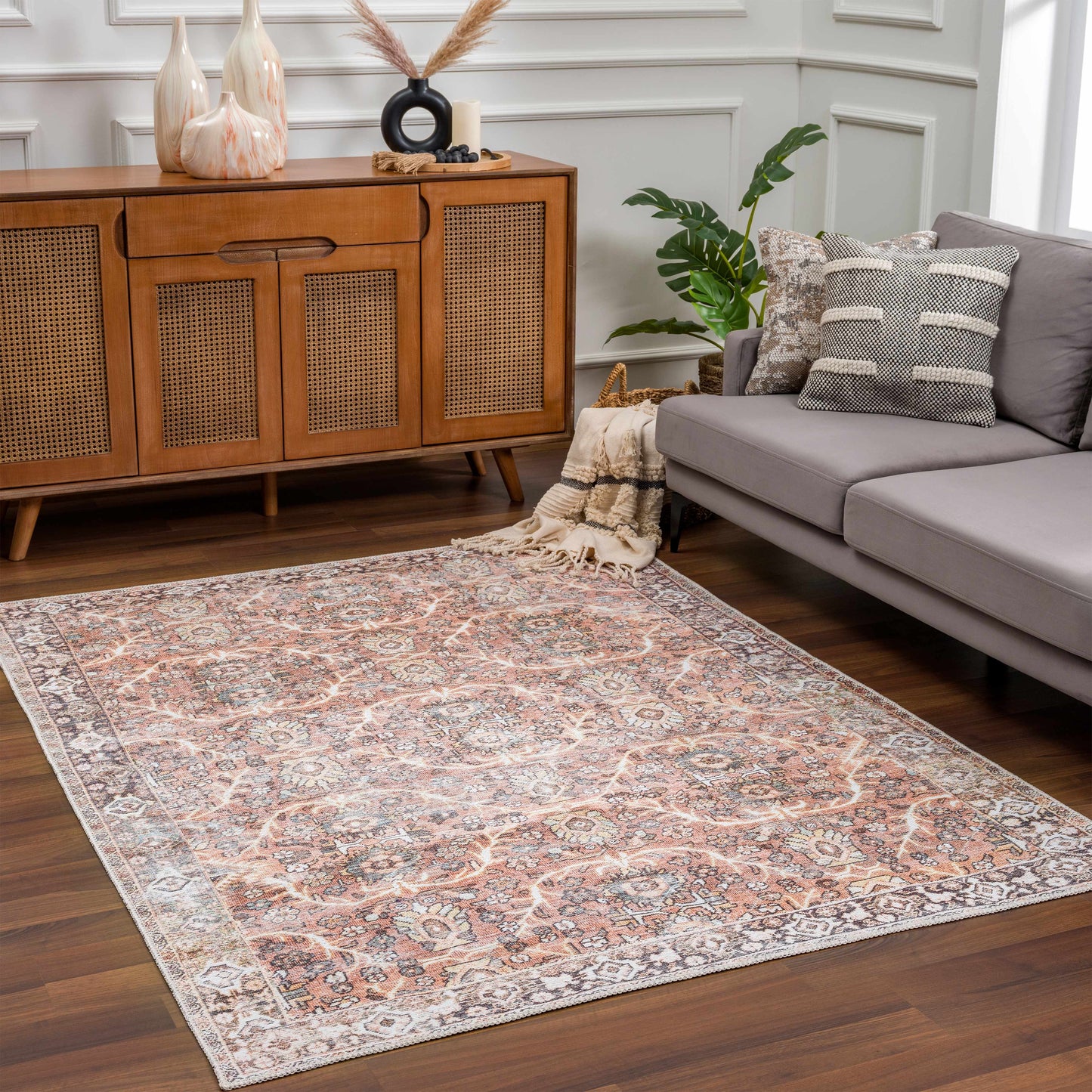 Bian Washable Area Rug - Clearance